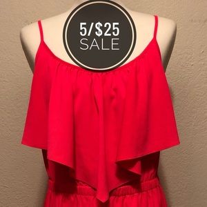 🔺AMERICAN Eagle • HOT Pink Summer Dress size M